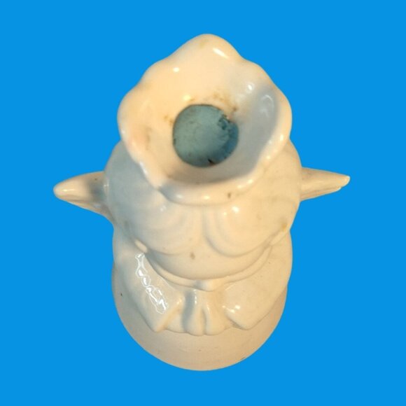 Handerbeit Praying Angel Candle Holder White Ceramic Porcelain Vintage Germany - Picture 5 of 9